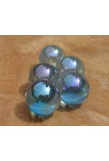 Interchangeable gemstone Aqua Aura 12 mm