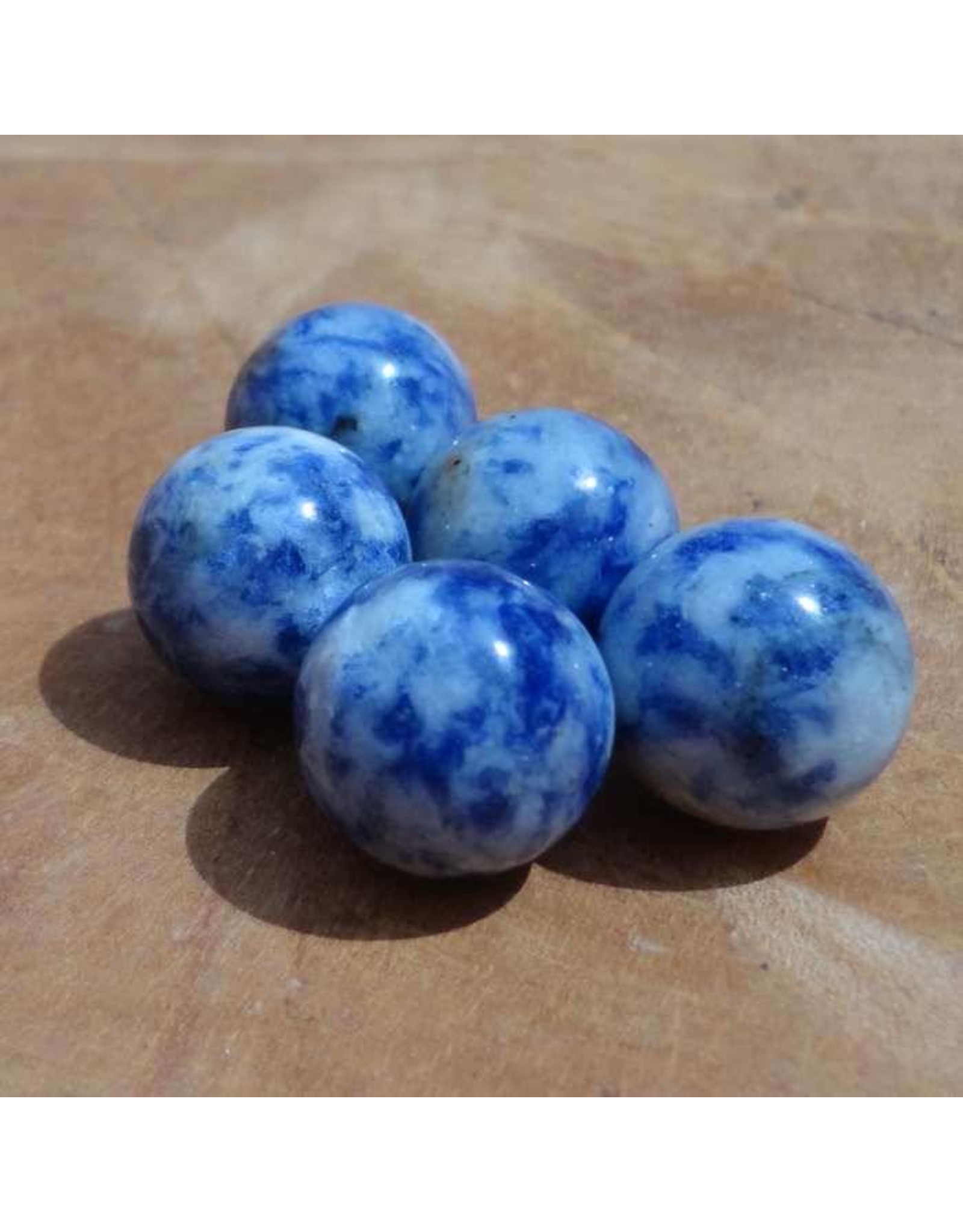 Interchangeable gemstone Sodalite blue 12 mm