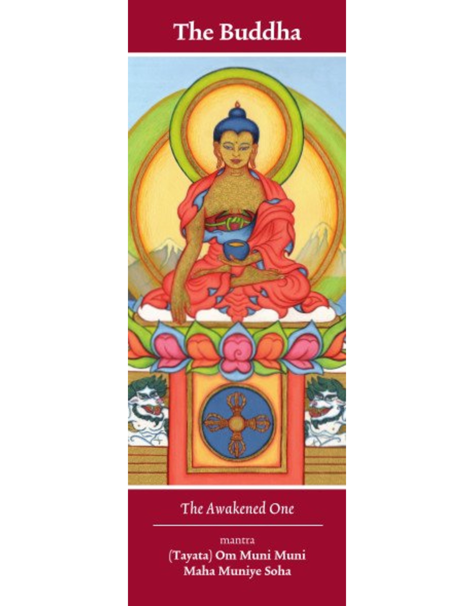 Tibetan Buddhist Art boekenlegger Shakyamuni Boeddha