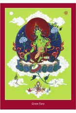 Tibetan Buddhist Art postcard Green Tara