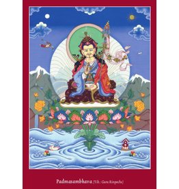 Tibetan Buddhist Art postcard Padmasambhava