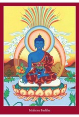 Tibetan Buddhist Art postcard Medicine Buddha