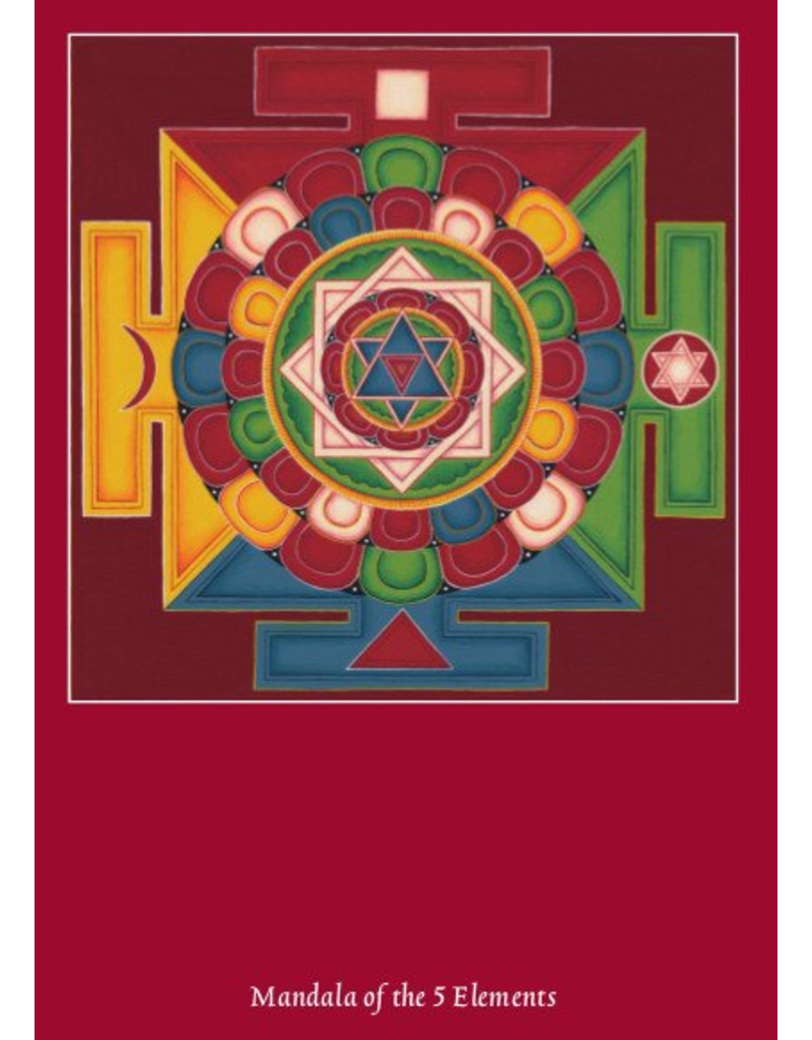 Tibetan Buddhist Art postkaart Thangka cadeauset klein