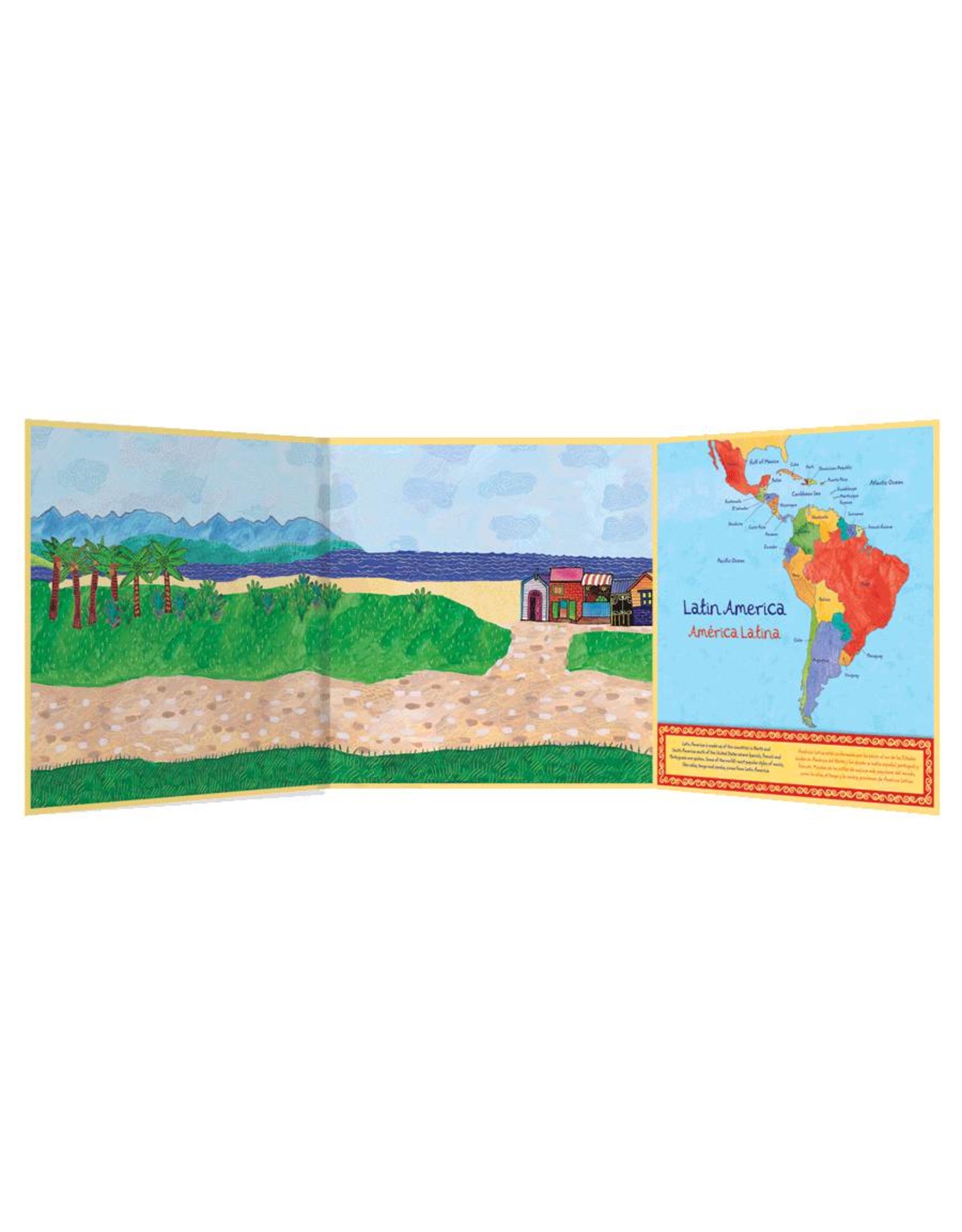 Putumayo Kids sticker book Latin America