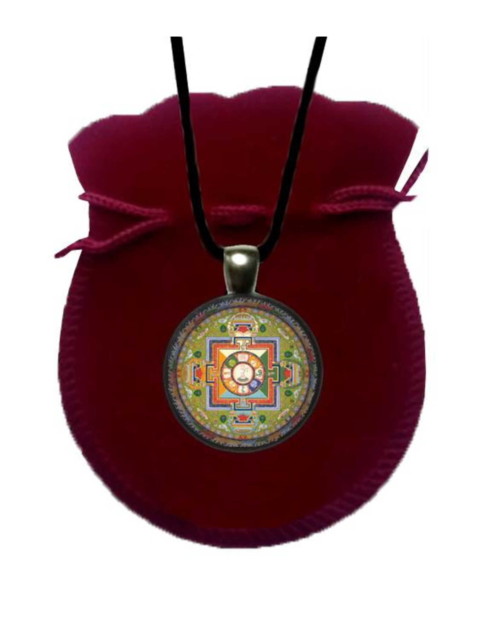 Tibetan Buddhist Art ketting Mandala van Avalokiteshvara