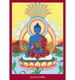 Tibetan Buddhist Art postkaart Thangka cadeauset groot