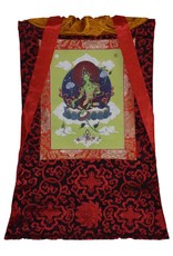 Tibetan Buddhist Art thangka Green Tara