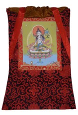 Tibetan Buddhist Art thangka White Tara