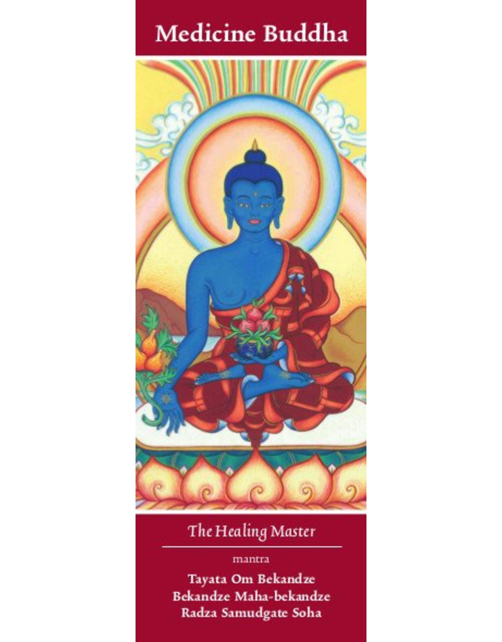 Tibetan Buddhist Art thangka Medicine Buddha