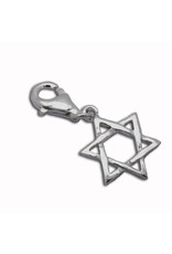 Shanti charm Star of David