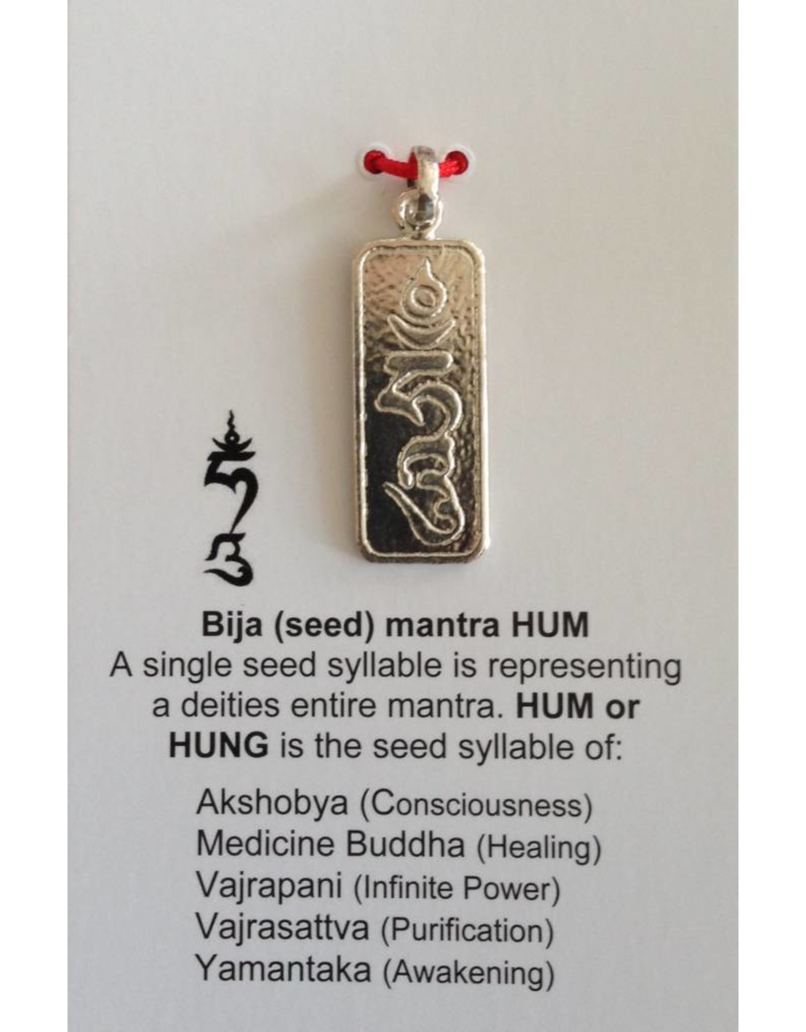 Dakini pendant HUM