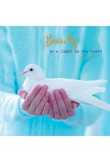 ZintenZ postcard Beauty is a light in the heart