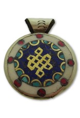 Dakini Tibetan pendant Shrivatsa