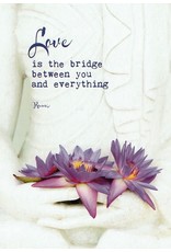 ZintenZ postkaart Love is the bridge