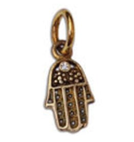 Shanti hanger Hamsa zirkonia messing