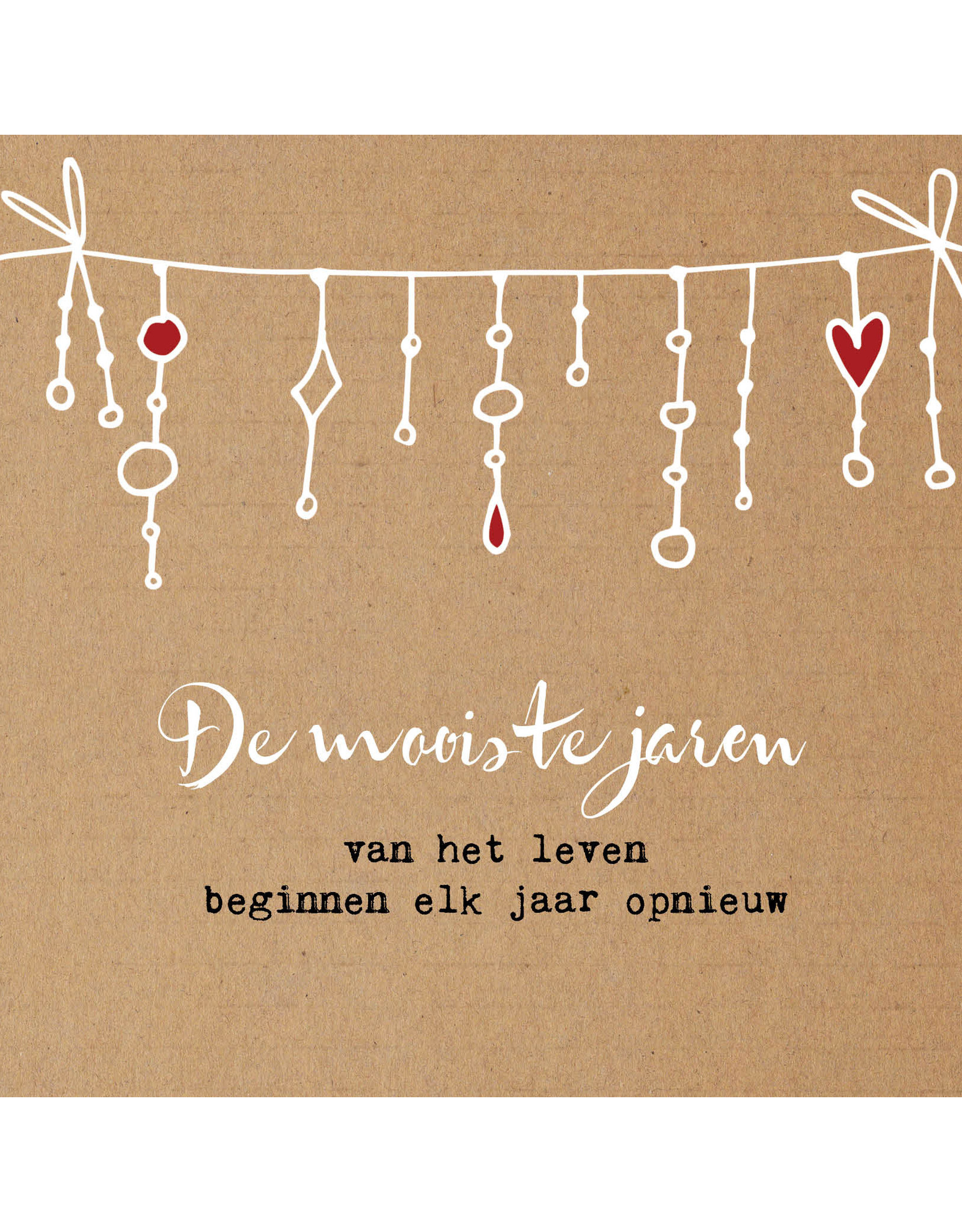 ZintenZ postcard De mooiste jaren van het leven