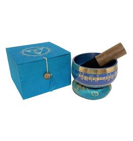 Dakini singing bowl set Lotus blue