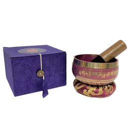 Dakini singing bowl set Lotus purple