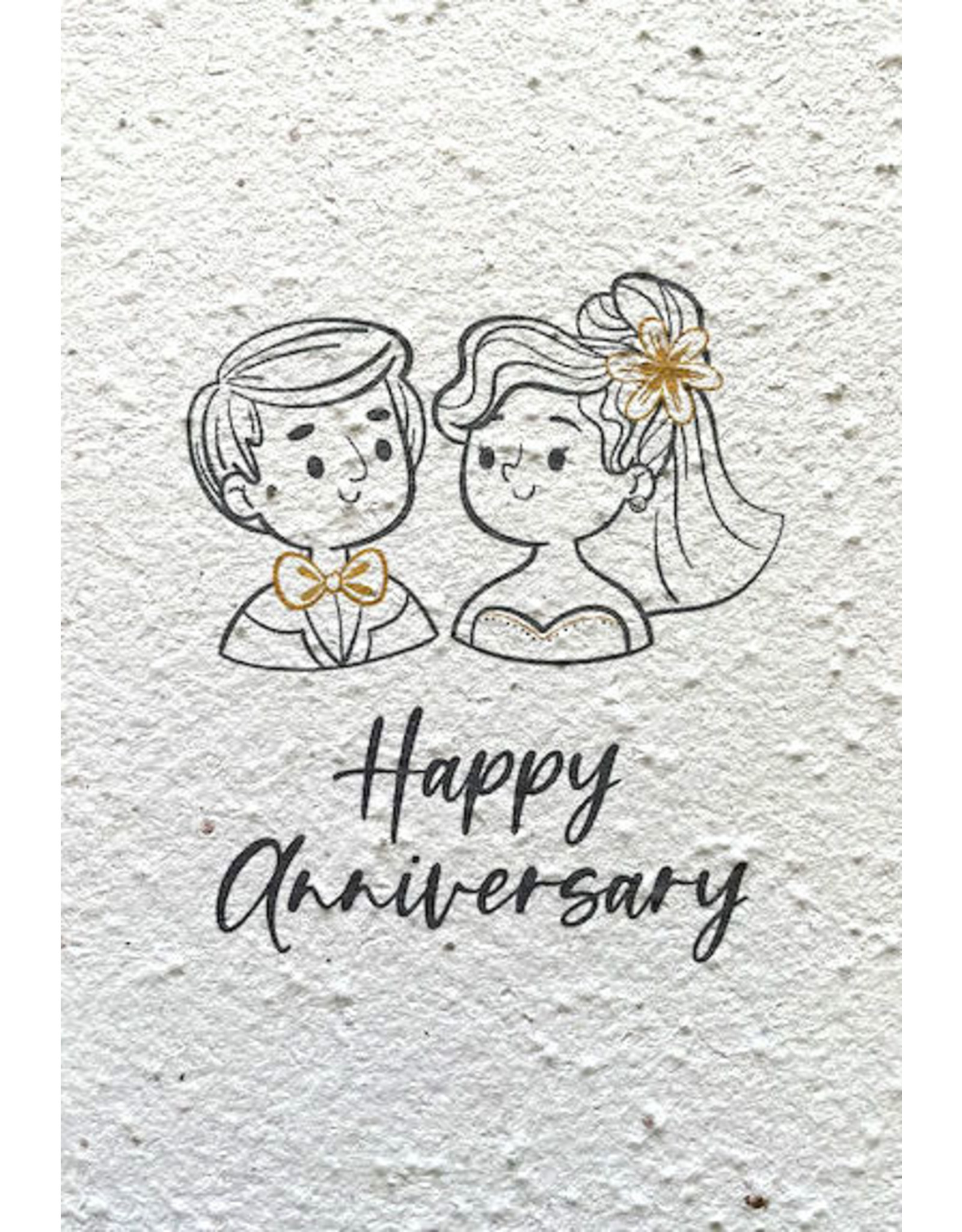 Wenskaart Happy Anniversary