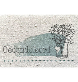 Postcard Gecondoleerd