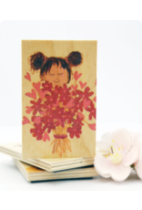 ZintenZ wooden magnet Flower girl