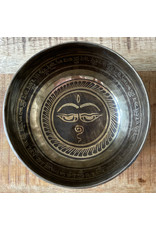 Dakini singing bowl with the Eyes of Buddha & Shrivatsa