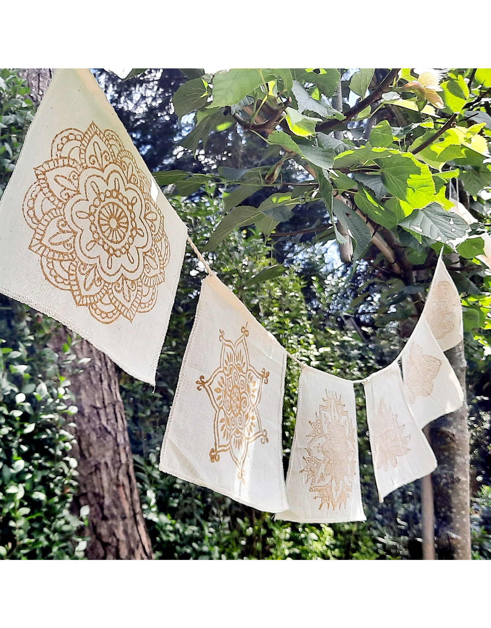 Prayer flags Mandala naturel