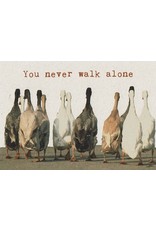 ZintenZ postcard You never walk alone