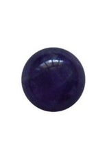 Interchangeable gemstone Amethyst purple 10 mm