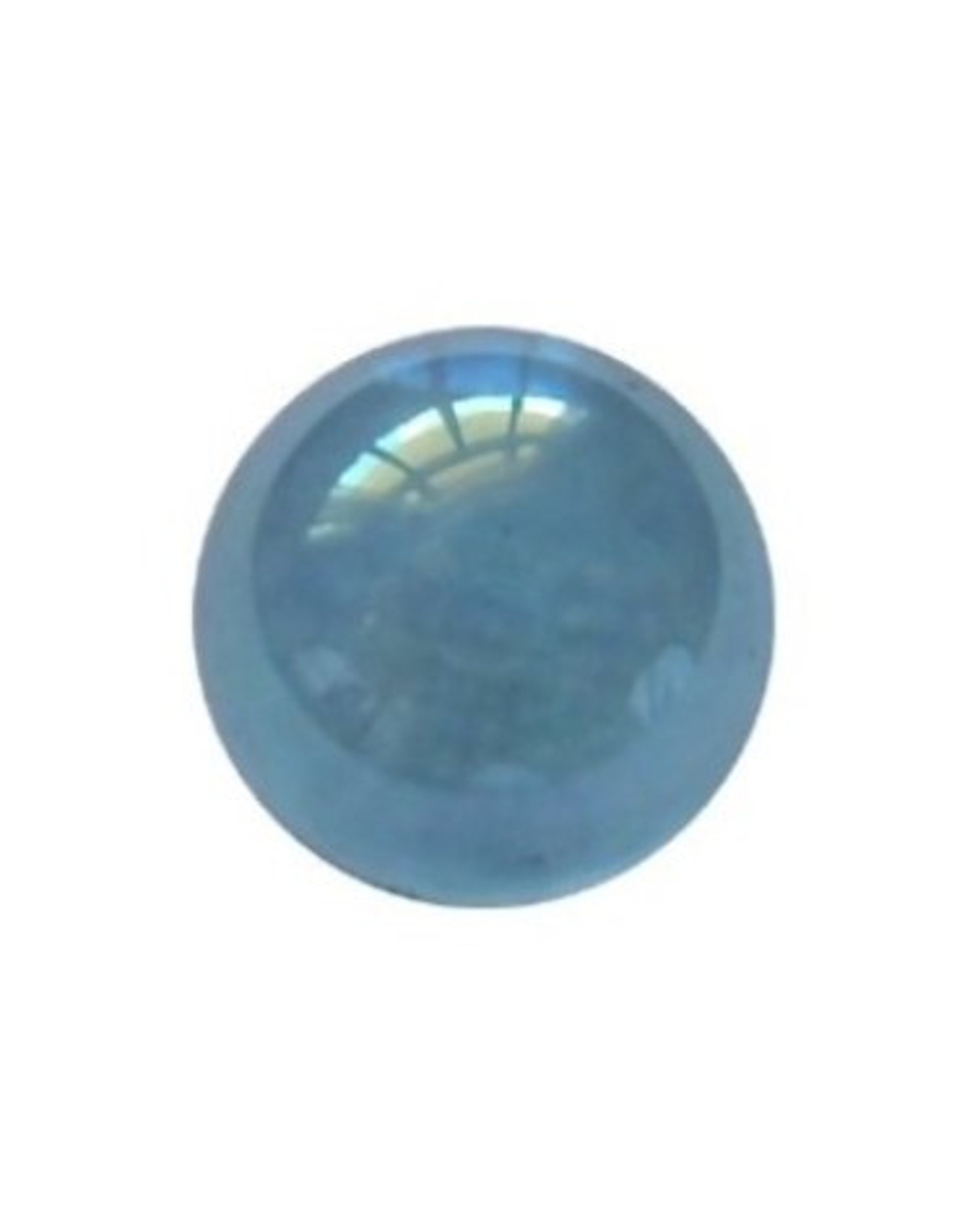 Interchangeable gemstone Aqua Aura 10 mm