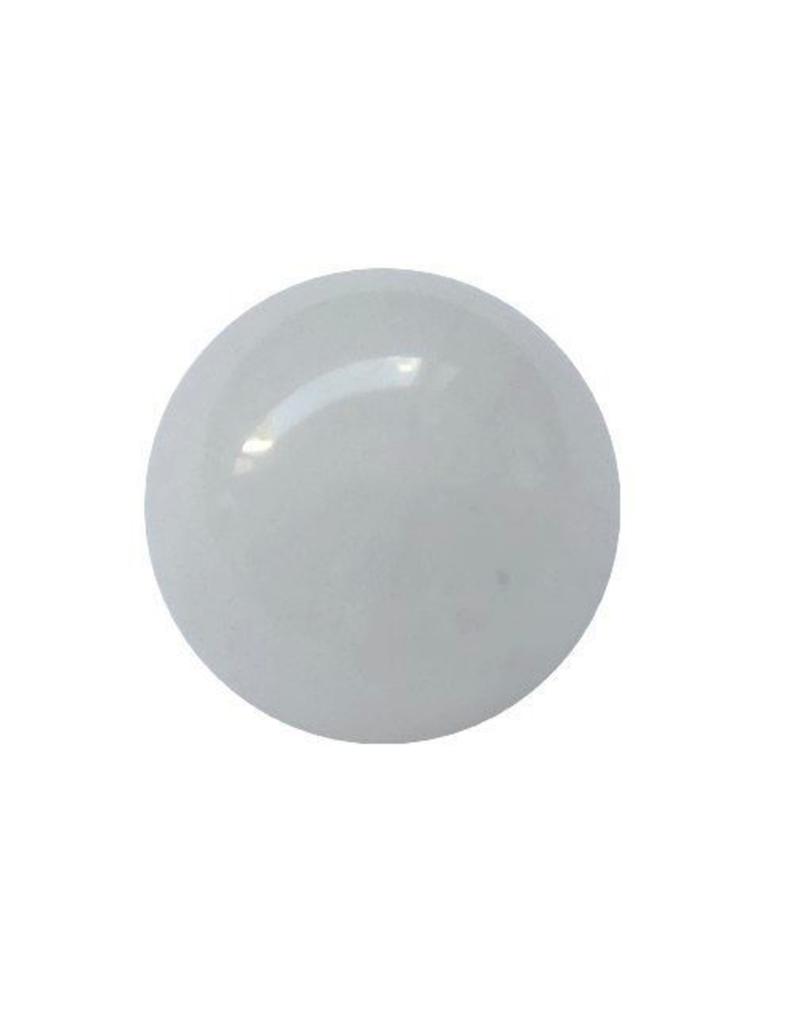 Interchangeable gemstone Jade white 12 mm