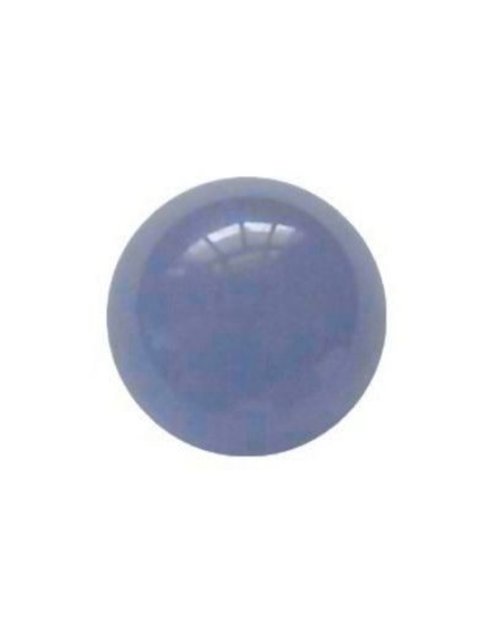 Interchangeable gemstone Agate blue 12 mm