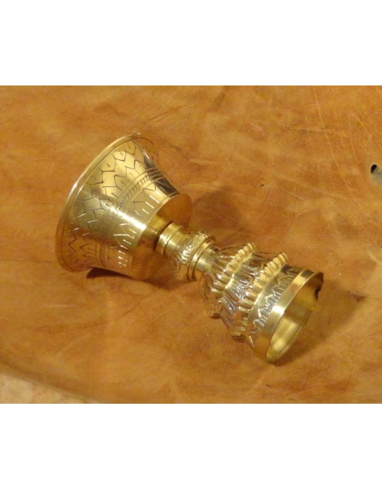 Dakini Tibetan butter lamp brass