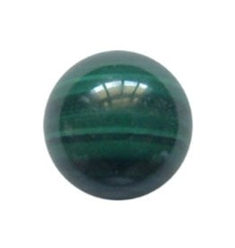 Interchangeable gemstone Malachite 10 mm