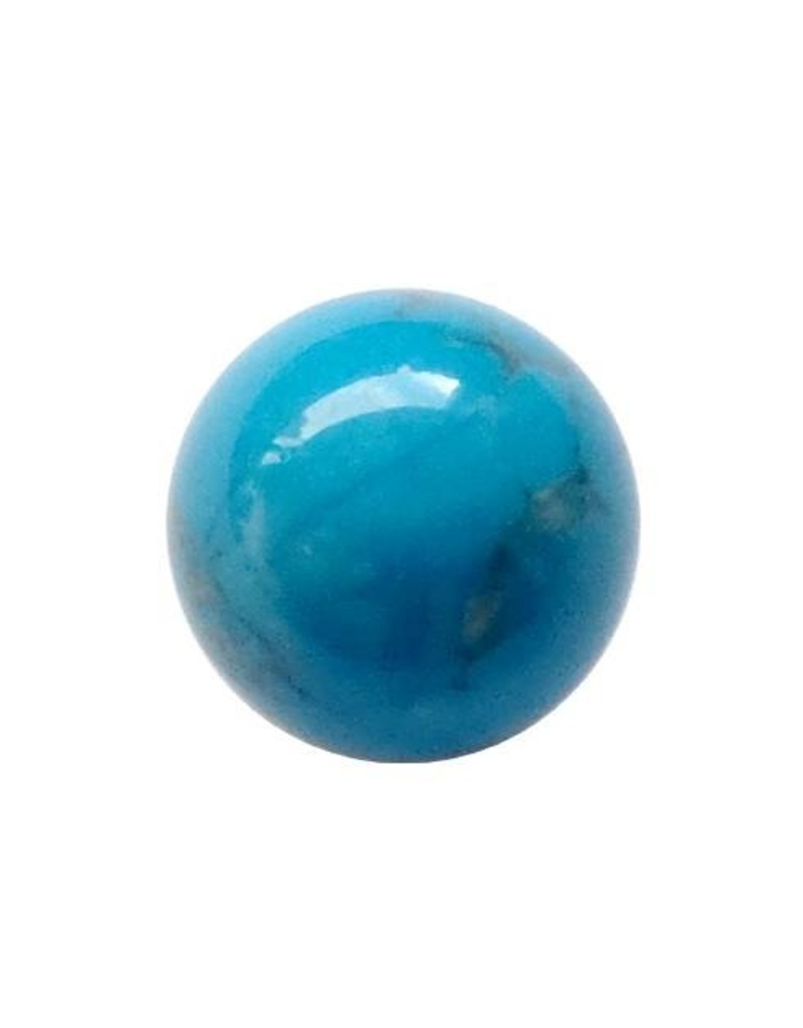 Interchangeable gemstone Howlite blue 12 mm