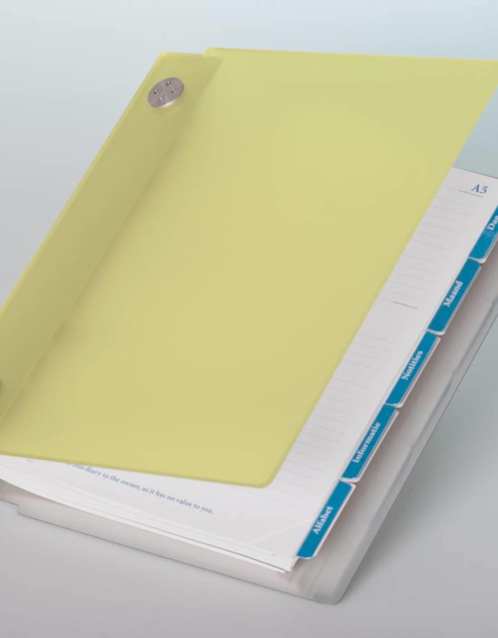 Agenda omslag Albano Desk Lemon