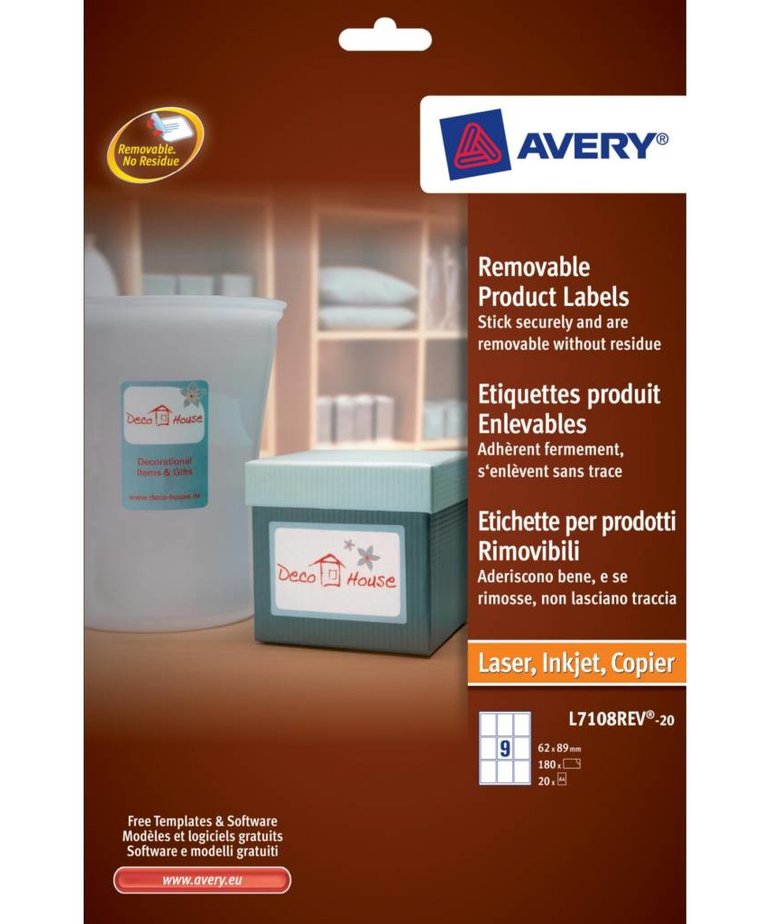 Avery L7108REV-20