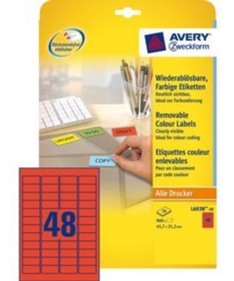 Avery L6038-20