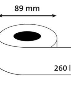 Diamond DiamondLabel , 28 x 89 mm, 260 etiketten per rol