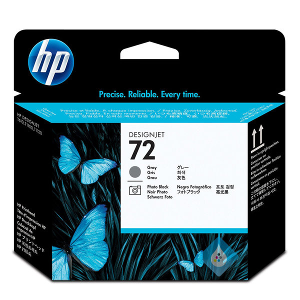 HP 72 print head gray / photo black (C9380a)