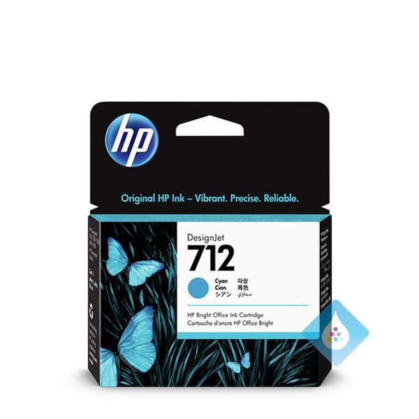 HP 712 cyan 29ml ink cartridge