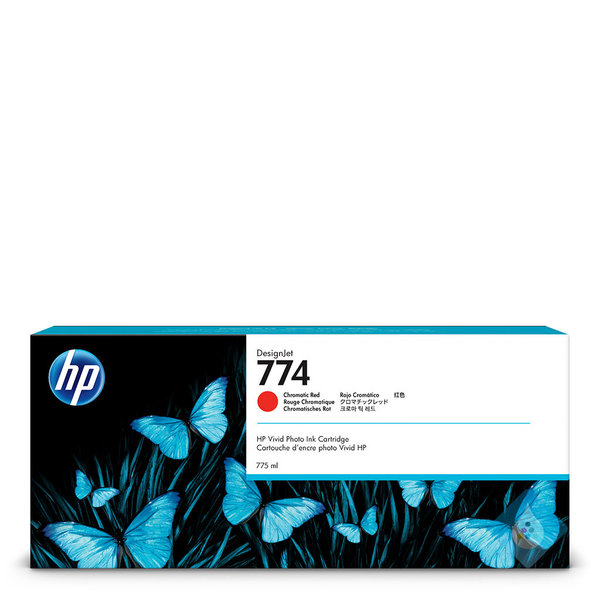 HP DesignJet 774 Ink cartridge (775 ml) Chromatic Red (P2W02A)