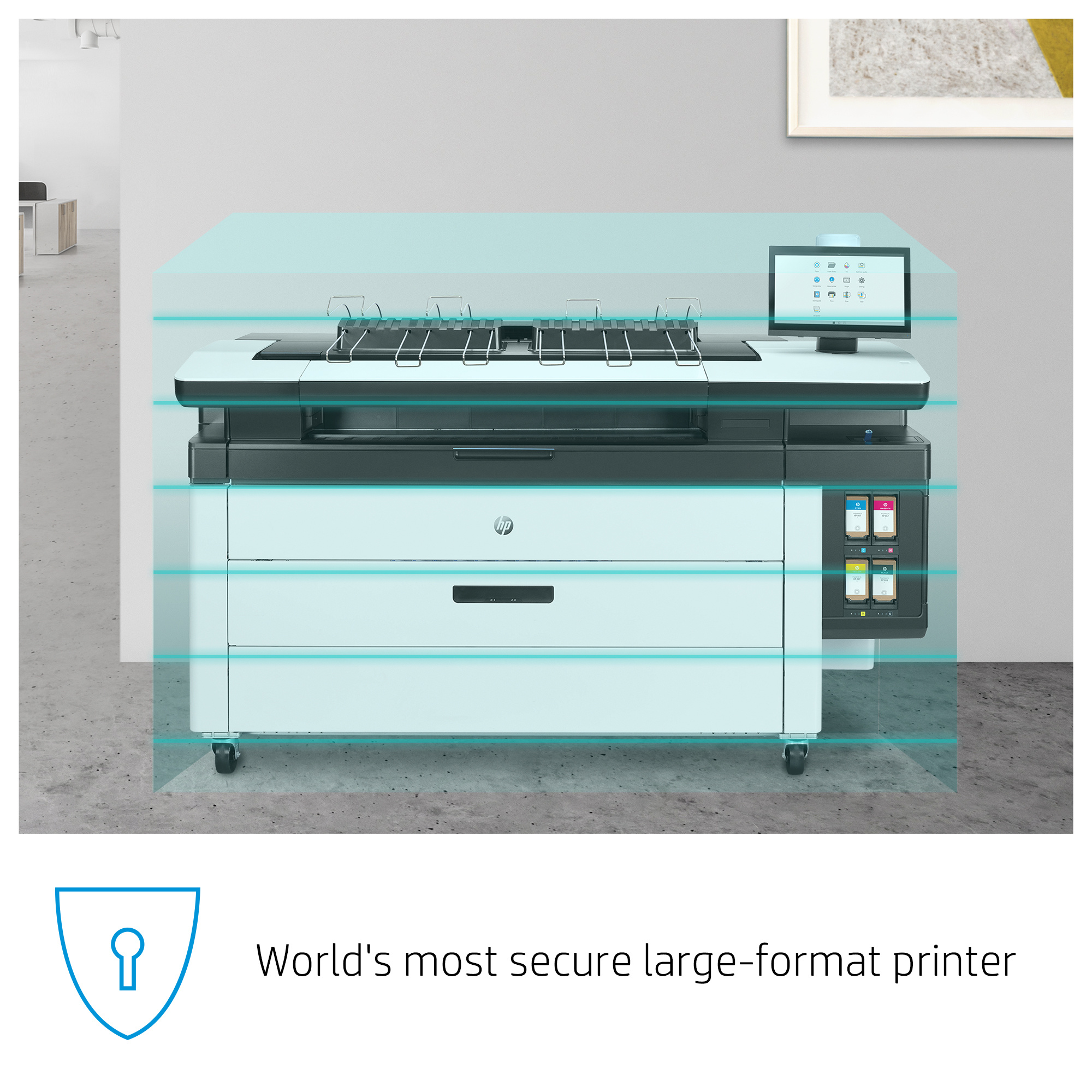 HP World's most secure large-format printer