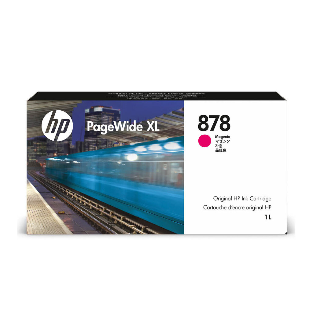 HP PageWide XL 878 ink cartridge magenta 1 ltr (312Z2A)