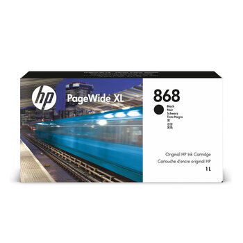 HP PageWide XL 868 inktcartridge black 1 ltr (F9K42A)