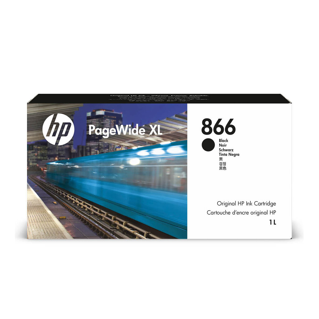 HP PageWide XL 866 inktcartridge black 1 ltr