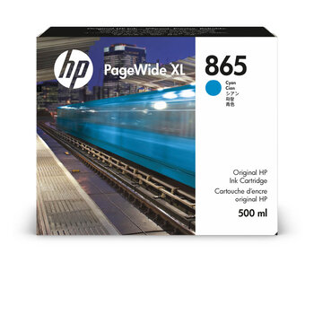 HP PageWide XL 865 inktcartridge cyan 500ml (3ED85A)