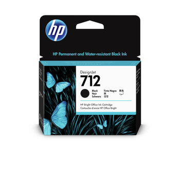 HP 712 black 80 ml ink cartridge (3ED71A)