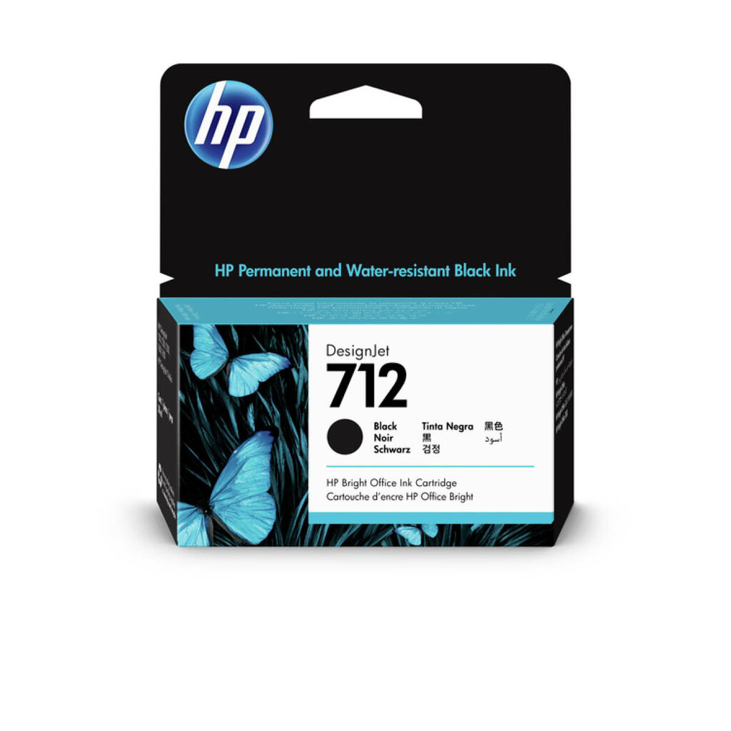 HP HP 712 inktcartridge black 38 ml