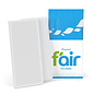 f'air vervangings filter voor BRINK RENOVENT HR  250 / 325 medium / large met F6 Pollenfilter (voor systeem met bypass)